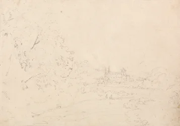 Fernsicht auf Jedburgh